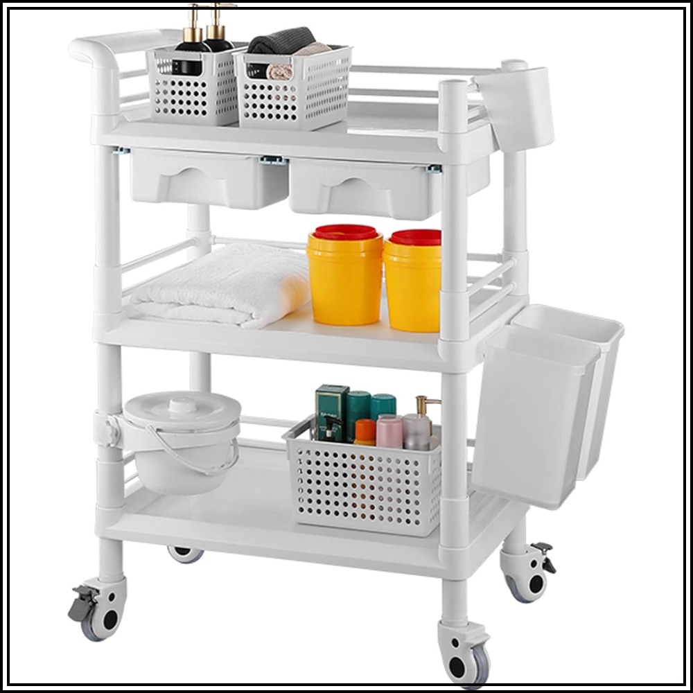 Medical Lab Officer - Rolling Utility Cart, Medical Utility Cart