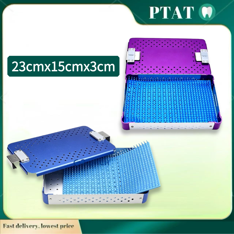 Autoclave Sterilizer Dental - Single Layer Medical Sterilization Tray Aluminum