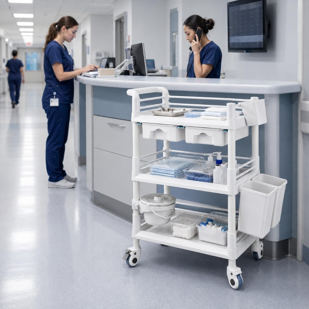 Rolling Utility Cart, Medical  - Medical Lab Officer recension och pris