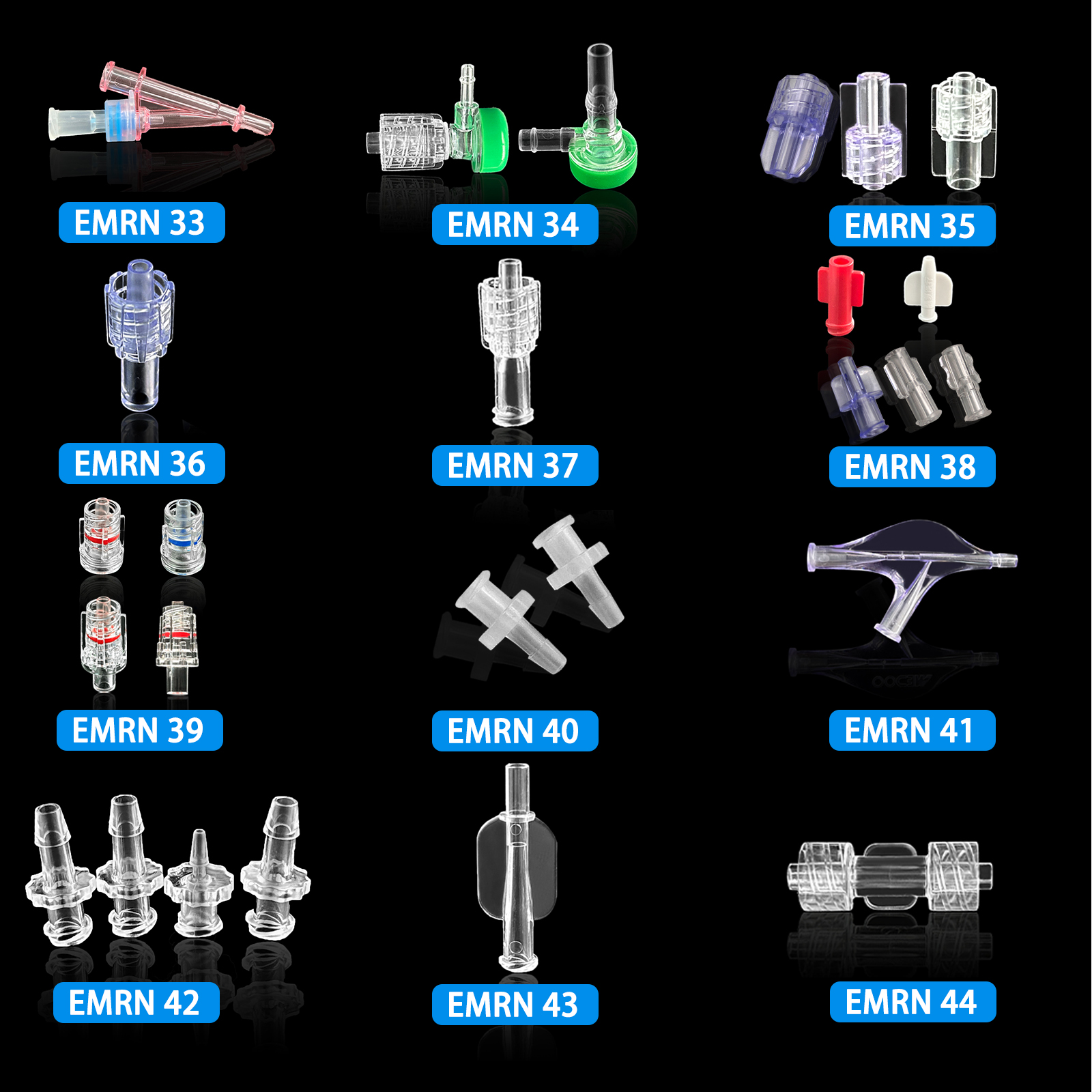 100 male Luer-lock connectors  - Medical Lab recension och pris