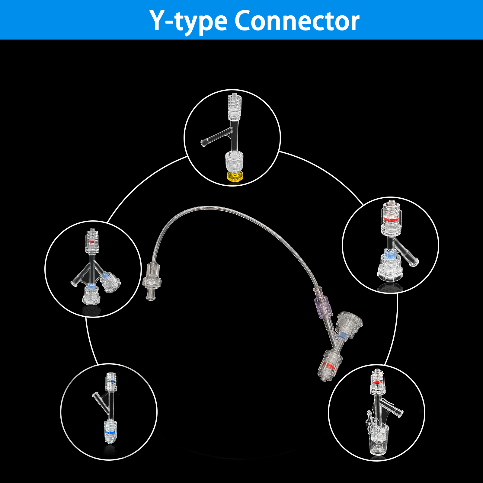 50-Piece Y-Connector Set for R - Medical Lab recension och pris