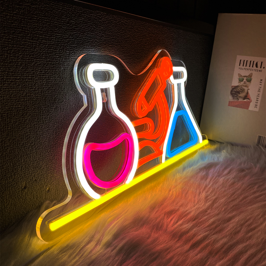 Science Laboratory Neon Sign F - Medical Lab Officer recension och pris