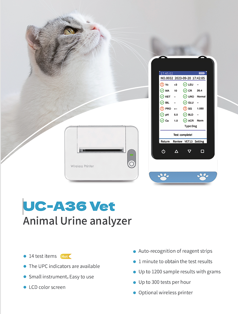 Portable Vet Urine Analyzer -  - Urine Analyzer Strip recension och pris
