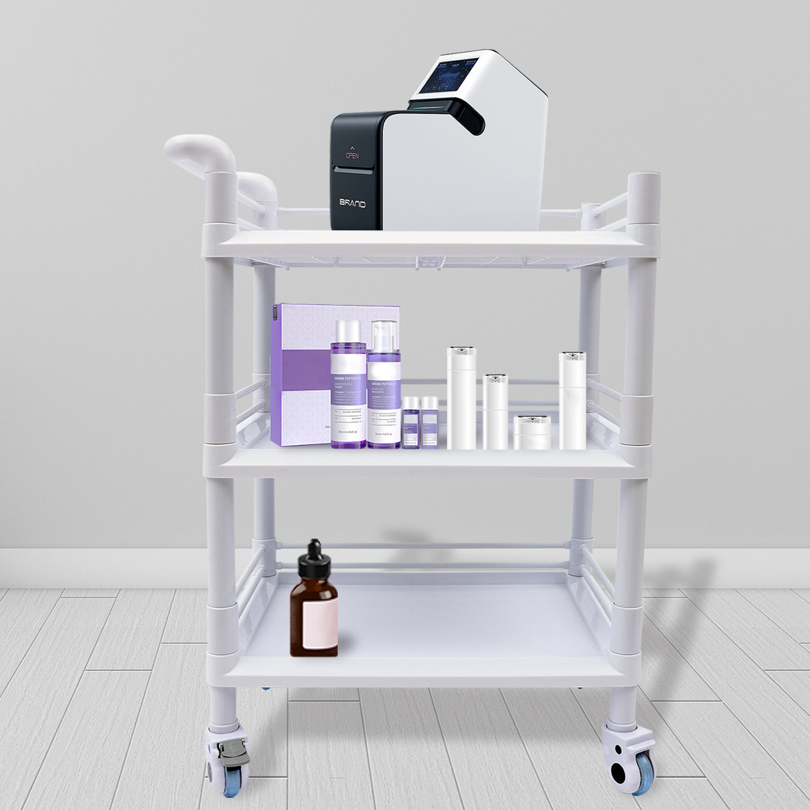 3 Tier Rolling Cart Medical Ca - Medical Lab Officer recension och pris